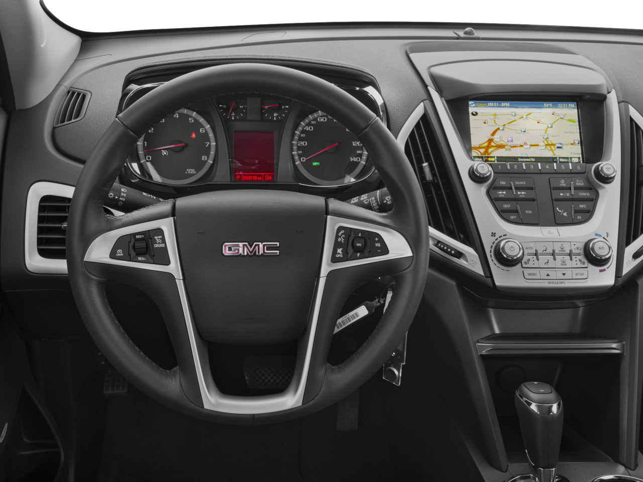 2016 GMC Terrain — interior view