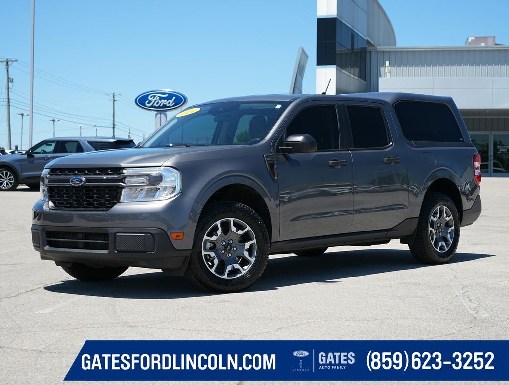 2024 Ford Maverick XLT in Gray Metallic — front three-quarter view