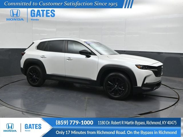 2025 Mazda Mazda CX-50 2.5 S Preferred Package in Wind Chill Pearl — front three-quarter view