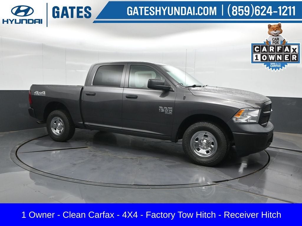 2021 RAM 1500 Classic Tradesman in Granite Crystal Metallic Clearcoat — front three-quarter view