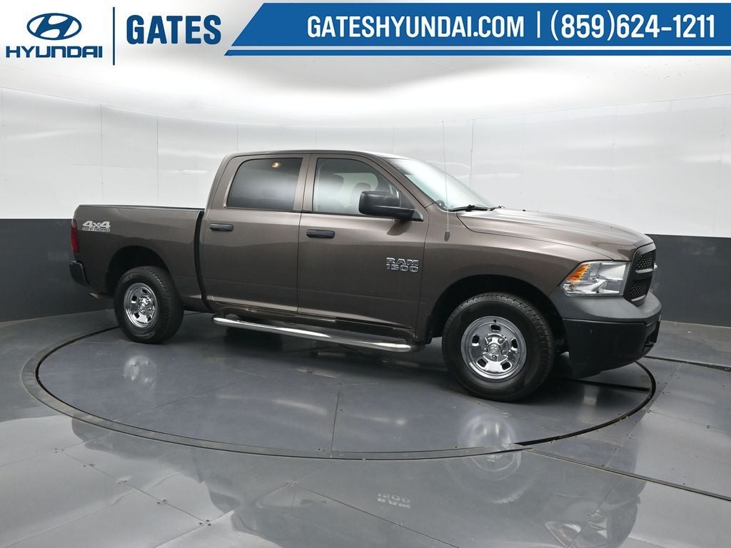 2018 RAM 1500 Tradesman in Walnut Brown Metallic Clearcoat — front three-quarter view