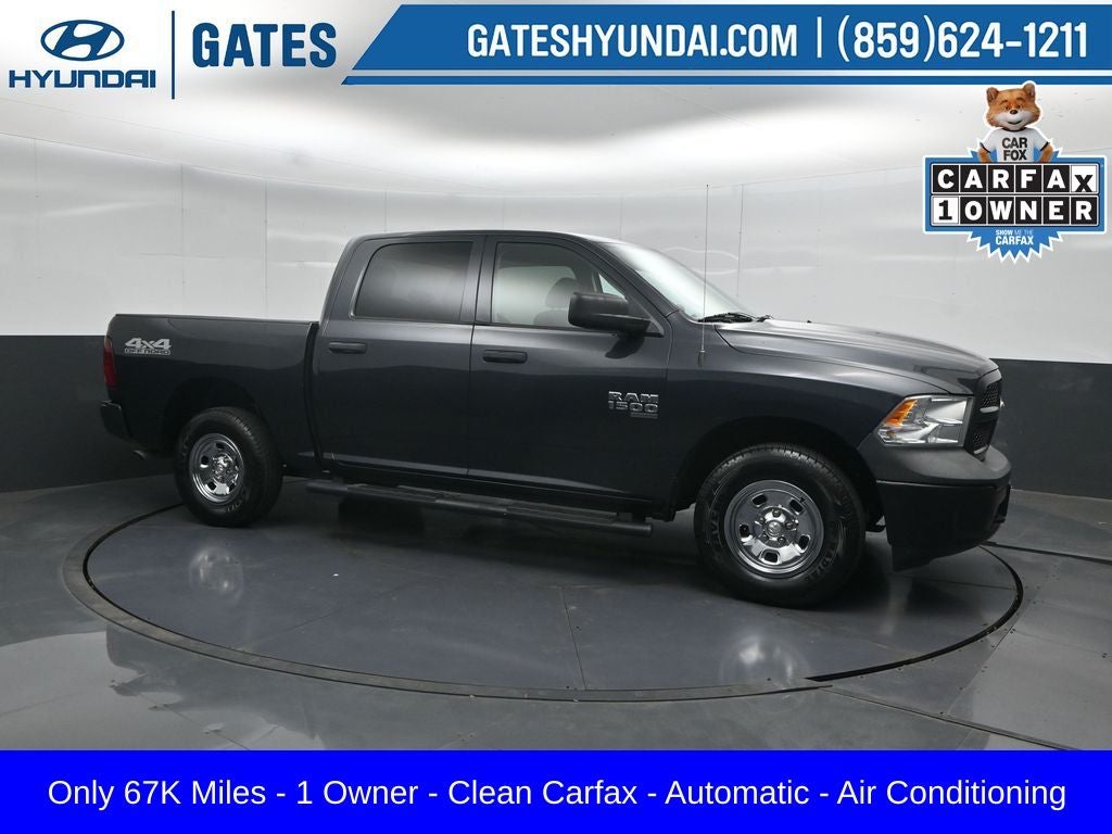 2019 RAM 1500 Classic Tradesman in Maximum Steel Metallic Clearcoat — front three-quarter view