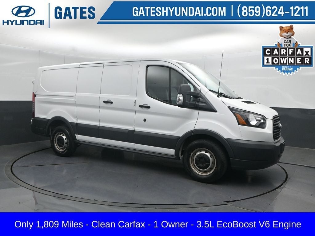 2018 Ford Transit-150 Base in Oxford White — front three-quarter view