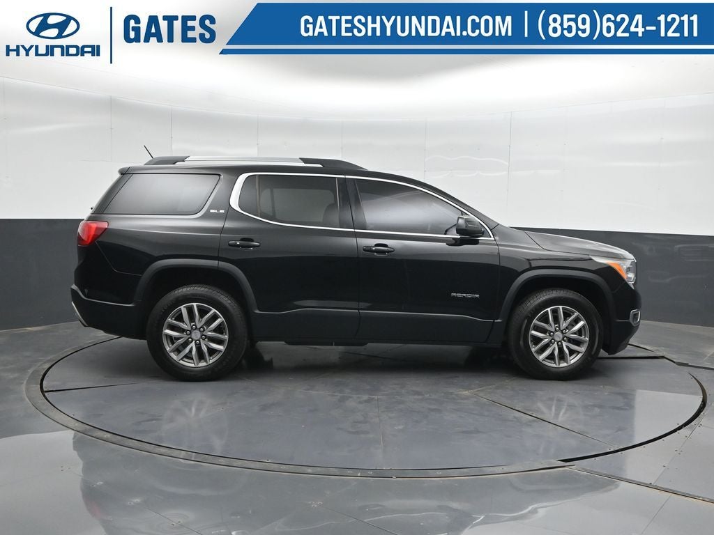 2017 GMC Acadia — rear three-quarter view