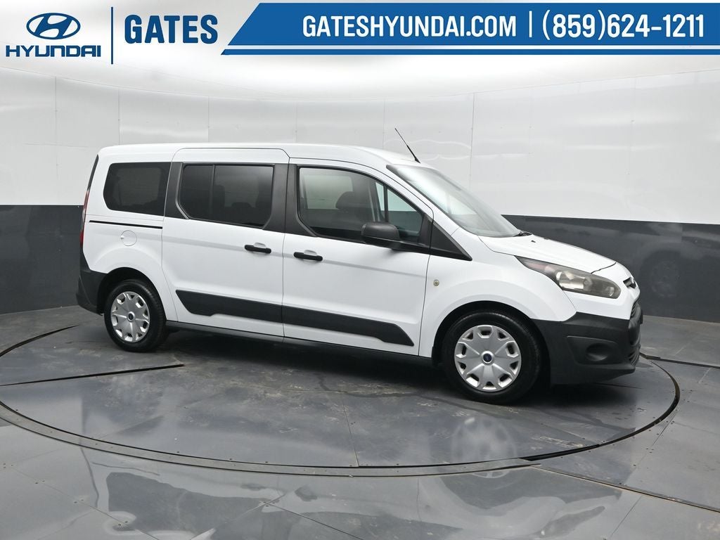 2018 Ford Transit Connect XL in Frozen White — front three-quarter view