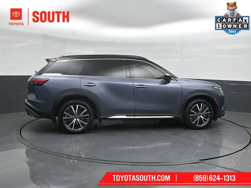 2023 INFINITI QX60 — rear three-quarter view