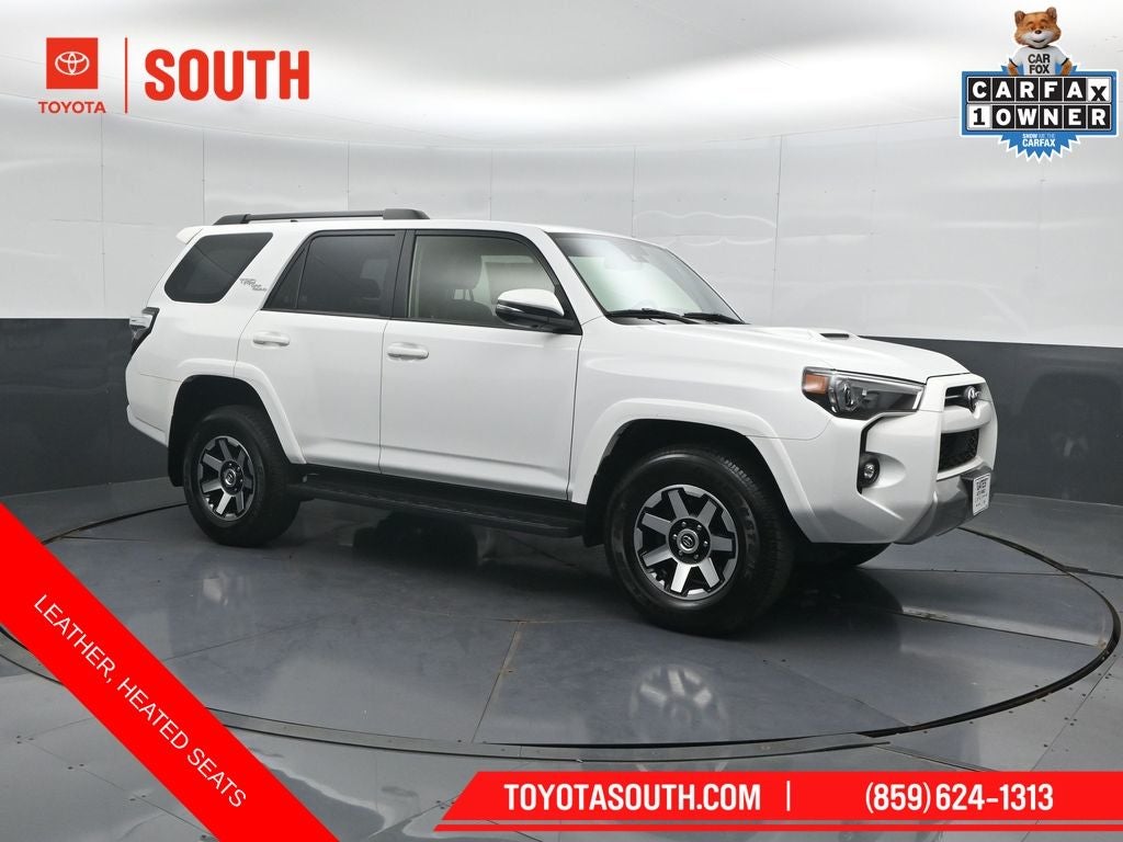 2024 Toyota 4Runner TRD Off-Road Premium in Ice Cap — front three-quarter view