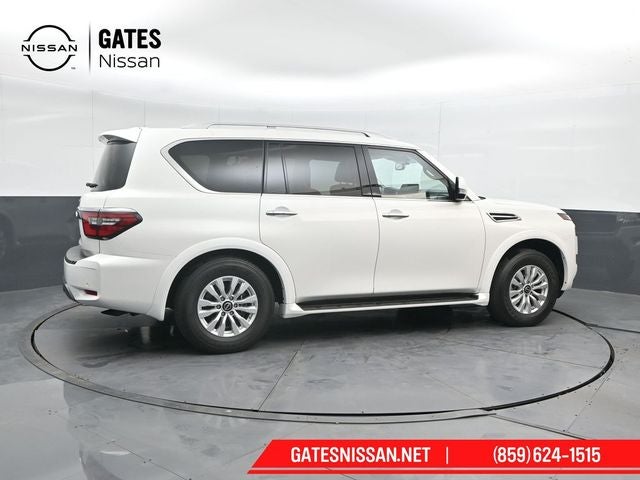 2024 Nissan Armada — rear three-quarter view