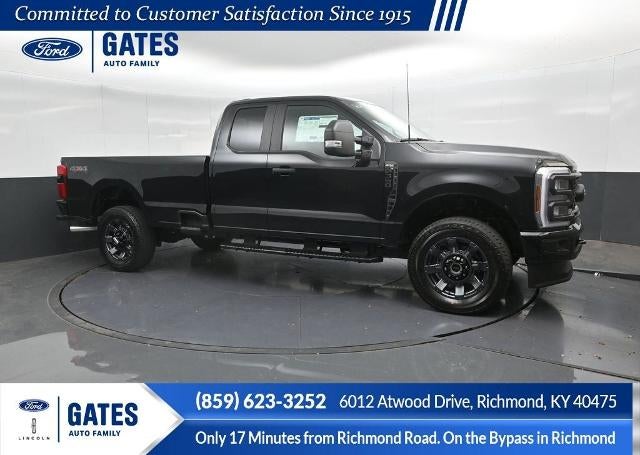 2026 Ford F-350SD XL STX in Agate Black Metallic — front three-quarter view